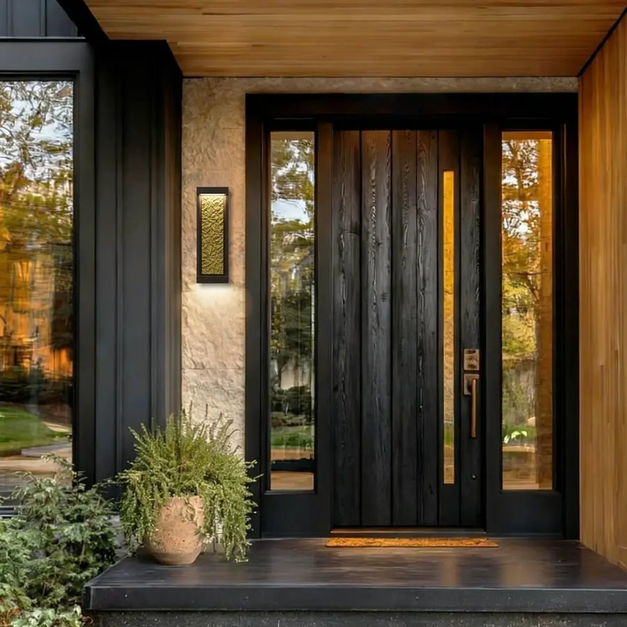 Sophisticated Outdoor Wall Sconce with Dual Downlighting - Image 3