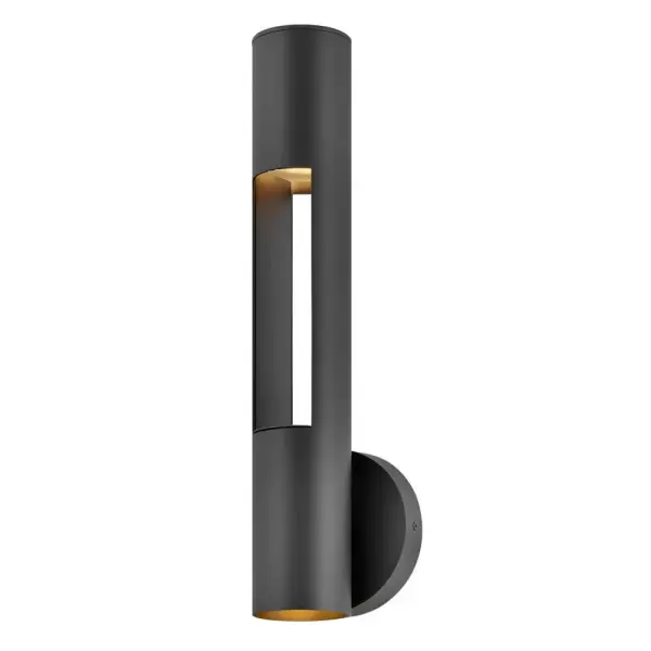 Simple meets sleek in the modern Oslo outdoor collection. Minimalistic in design, Oslo gleams urban sophistication. Available in a Black finish, Oslo is the perfect lantern to complement your outdoor sanctuary. - alternate view