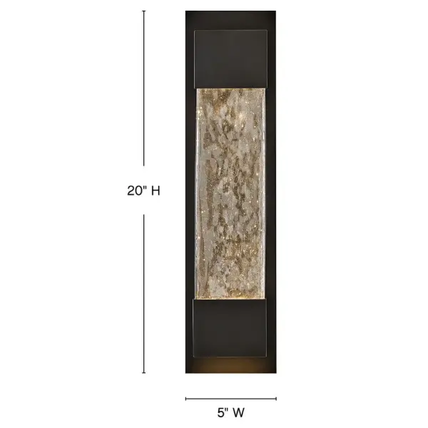 Part of the MOCO Collection, Rune casts an ethereal glow through its robust textured glass. Subtle textural details within the glass create soft refractions and glamorous ambiance throughout the surrounding space. - alternate view