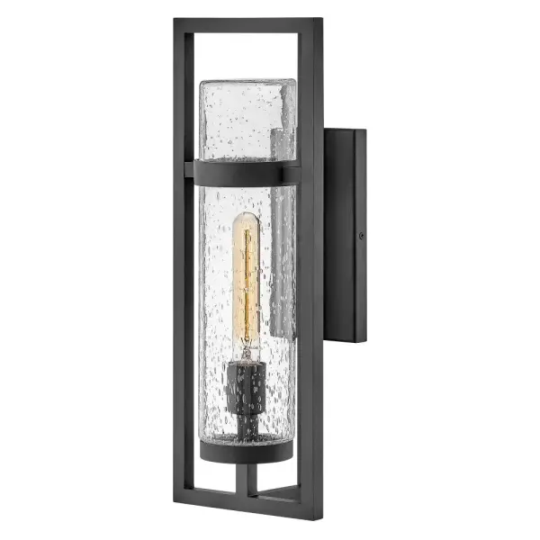 Chic and contemporary, Cordillera hits the mark. Its tubular glass is surrounded by a sleek, slim frame conveying the ultimate look for modern styling. Available in a striking Black or Burnished Bronze finish, Cordillera is a seamless addition to all outdoor and interior styles.