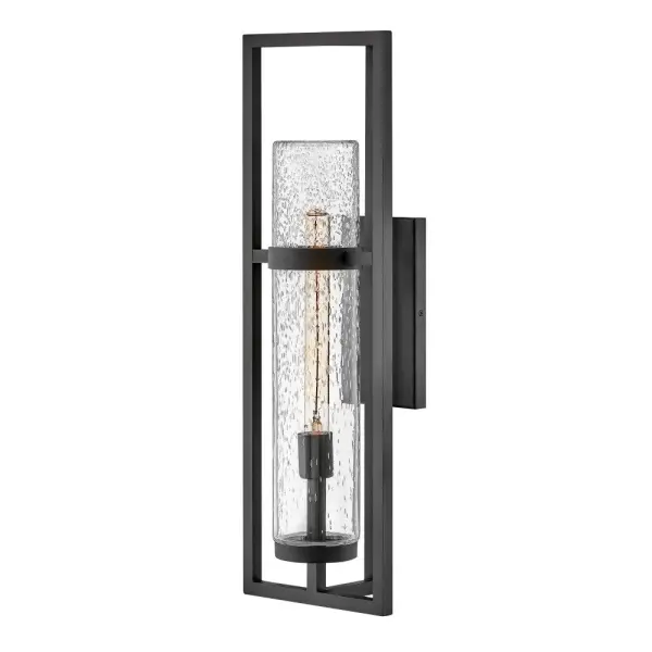 Chic and contemporary, Cordillera hits the mark. Its tubular glass is surrounded by a sleek, slim frame conveying the ultimate look for modern styling. Available in a striking Black or Burnished Bronze finish, Cordillera is a seamless addition to all outdoor and interior styles.
