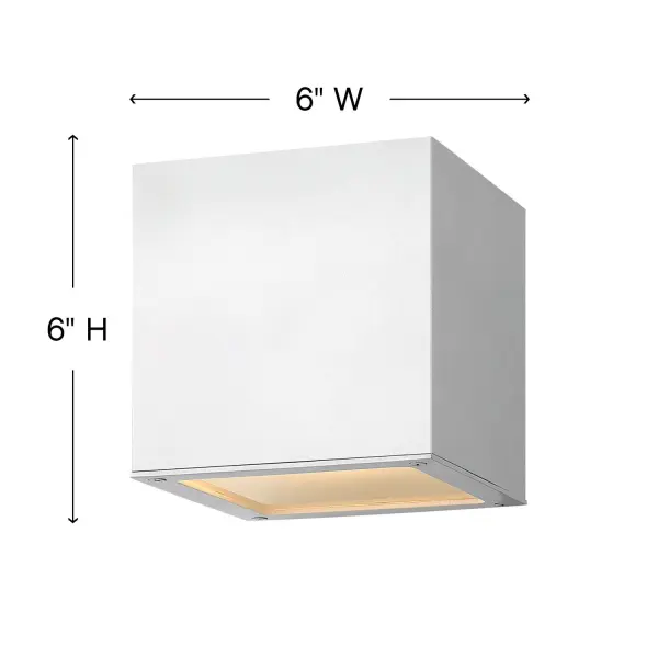 A collection of sleek designs, Kube's contemporary style featuring solid aluminum construction provides a chic, minimalist statement to complement a variety of exteriors. - alternate view