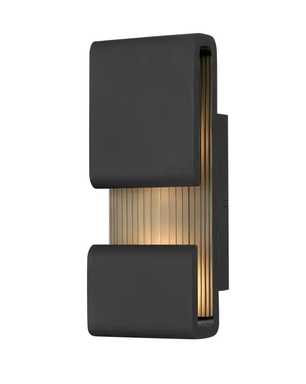 Contour is sleek, sculptured and most definitely sophisticated. The low profile is discreet, yet the integrated high performance LED makes an innovative impact both inside and out. Illumination glows up and down from the cast canopy, and the louvres are highlighted from the inner LED to emphasize the smooth curves and clean lines of Contour.