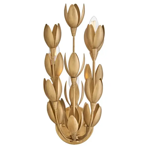 Flora is a work of art inspired by the delicate nature and beauty of florals. Blurring the line between lighting and sculpture, Flora's handmade, hand-painted blooms mesmerizingly unfold while the bulbs beautifully nestle inside. Flora is a part of the Lisa McDennon Collection.