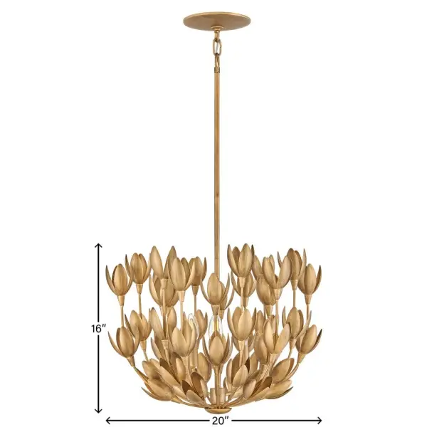 Medium Convertible Semi-Flush Mount - Image 4