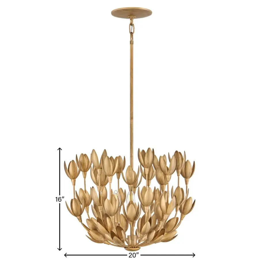Medium Convertible Semi-Flush Mount - Image 4