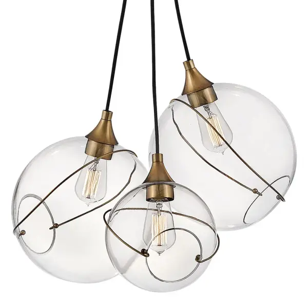 Large Three Light Pendant - Image 2