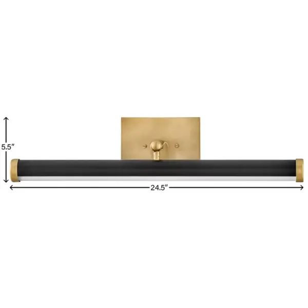 A sophisticated statement to enhance featured décor, Regis accent lighting sets a stylish stage for your aesthetic. Dimmable integrated LEDs provide ideal illumination, complemented by classic finishes and modern, architectural details. - alternate view