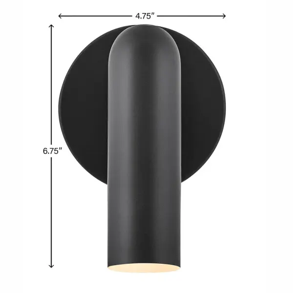 Slim and sleek, Dax is a streamlined integrated LED design. Available in either Heritage Brass or Black finish options, its petite size offers powerful lighting. The contemporary silhouette easily enhances any space with a dash of modern flair. - alternate view