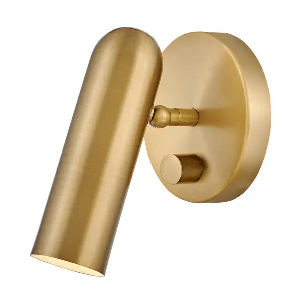 Slim and sleek, Dax is a streamlined integrated LED design. Available in either Heritage Brass or Black finish options, its petite size offers powerful lighting. The contemporary silhouette easily enhances any space with a dash of modern flair.