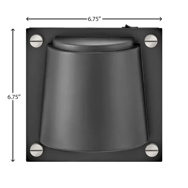 Scout subtly catches your eye with its modern design and contrasting decorative screws. The bold, square style makes an impactful statement no matter where it lives, providing plenty of downward light for functionality. The Scout family of fixtures is the perfect balance of strong and functional. - alternate view