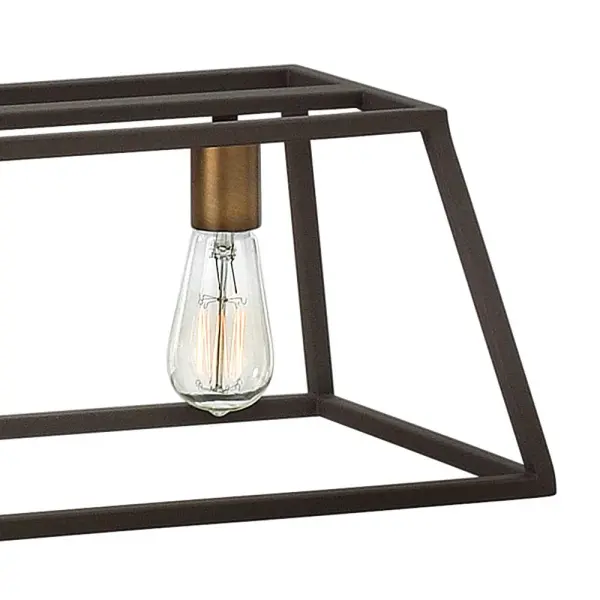 Large Five Light Open Frame Linear - Image 3