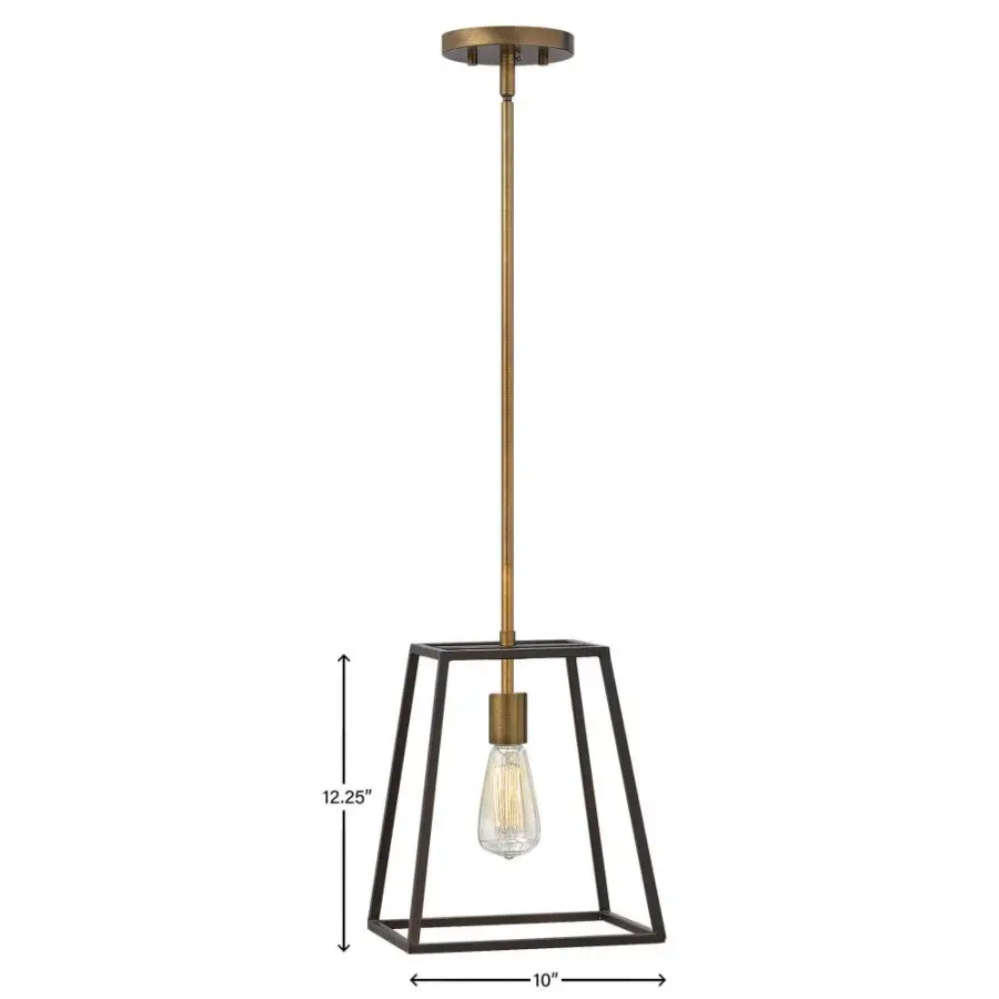 Small Open Frame Pendant - Image 7
