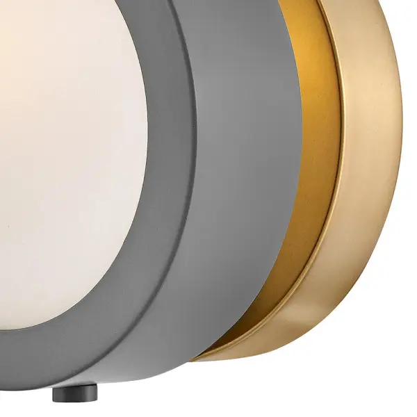 Synonymous with vintage glamour, Mercer’s midcentury modern design has a cool simplicity that blends robust metal construction and circular glass shades that emit a soft glow, creating a perfect accent for any décor. Mercer is available in multiple finishes. - alternate view