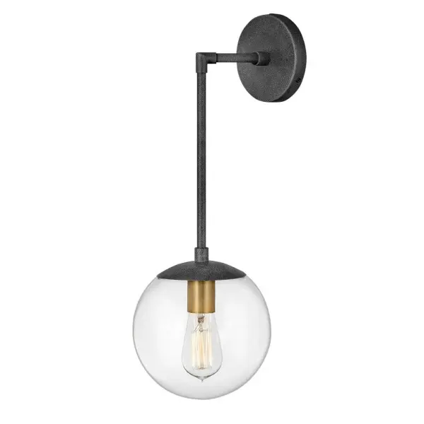 Add a midcentury modern design pop to a multitude of spaces with Warby. Tailor Warby to your personal style by modifying the length of the stems or choose to install sconces with the globe either up or down. Vintage style bulbs are recommended.