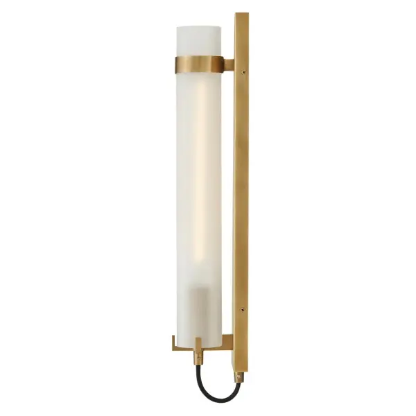 A versatile stunner, Ryden‘s chic, modern-industrial silhouette is practical yet stylish, featuring elongated glass shades held by heavy cast prongs. Classic finishes are complemented by black, fabric-wrapped cord and subtle detailing. - alternate view