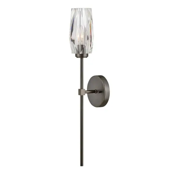 An embodiment of modern elegance, Ana’s faceted heavy-cut crystal gleams against a Black Oxide, Heritage Brass, or Polished Nickel finish. Like a piece of statement-making jewelry, Ana is the signature finishing touch in any setting.