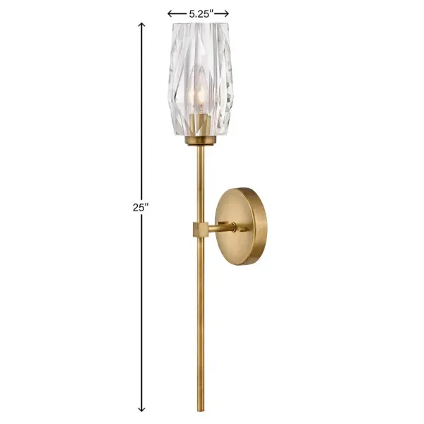 An embodiment of modern elegance, Ana’s faceted heavy-cut crystal gleams against a Black Oxide, Heritage Brass, or Polished Nickel finish. Like a piece of statement-making jewelry, Ana is the signature finishing touch in any setting. - alternate view