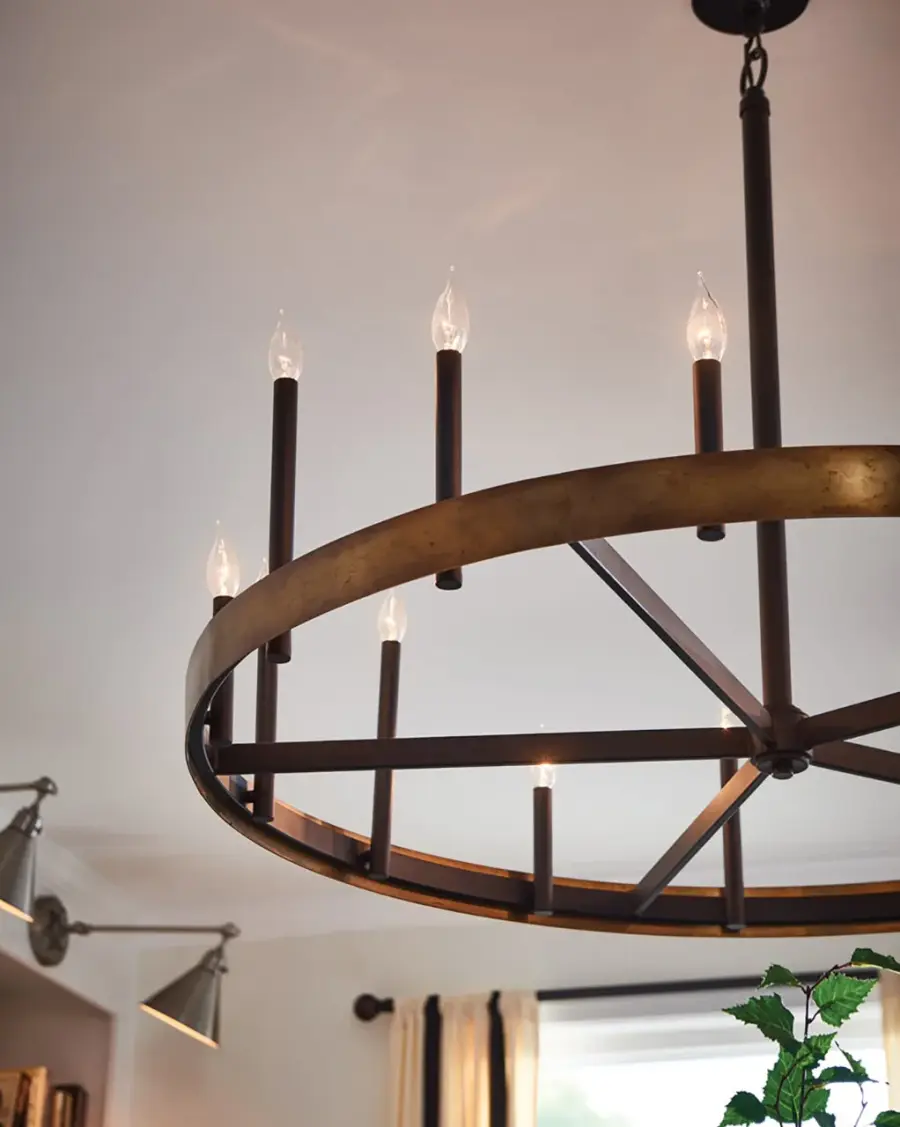 Large Single Tier Chandelier - Image 2