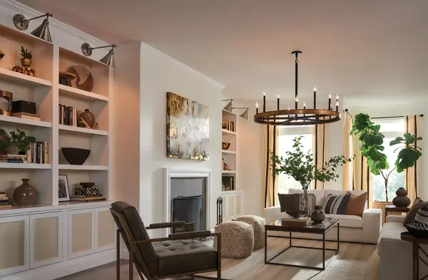Large Single Tier Chandelier - Image 3