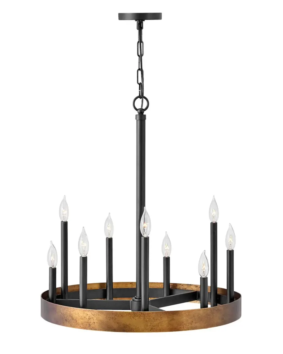 Medium Single Tier Chandelier - Image 2