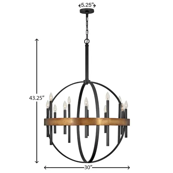 Medium Orb Chandelier - Image 5