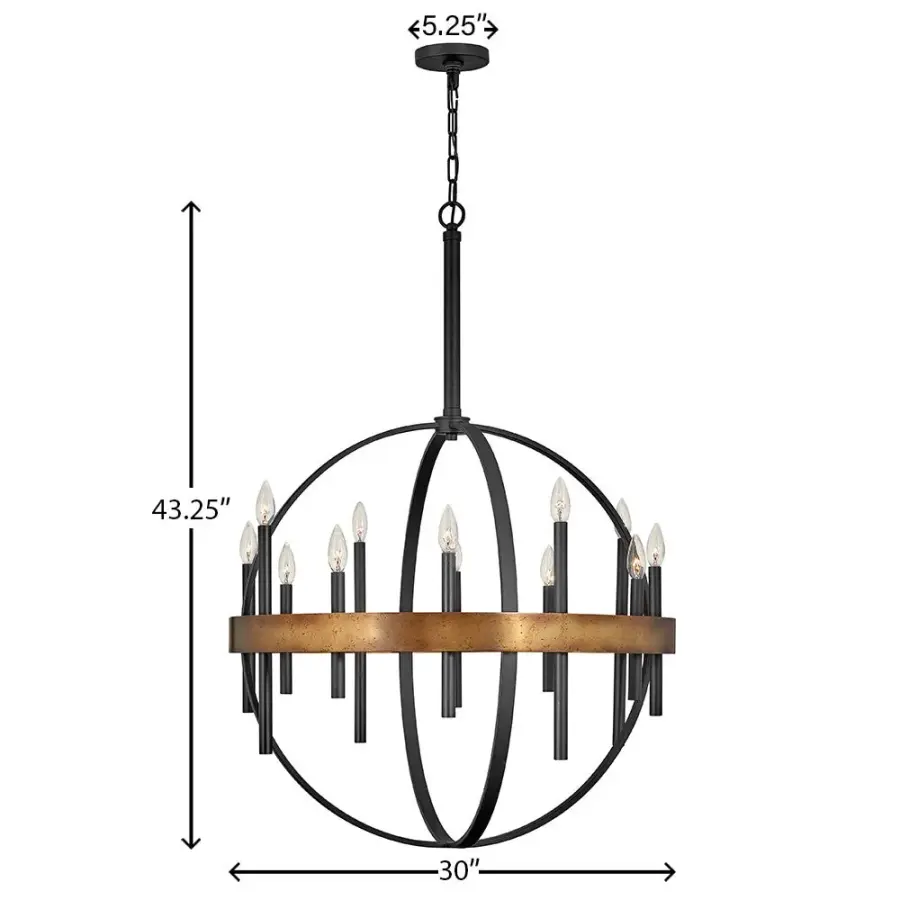 Medium Orb Chandelier - Image 5