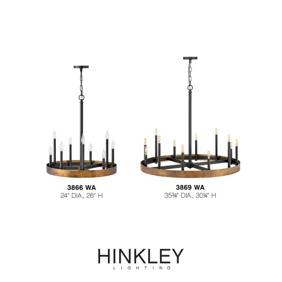 Medium Single Tier Chandelier - Image 4