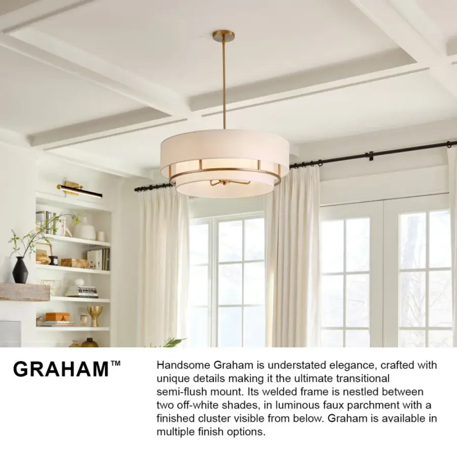 Large Convertible Semi-flush Mount - Image 11