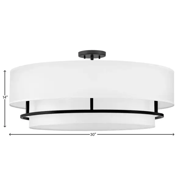 Large Convertible Semi-flush Mount - Image 7