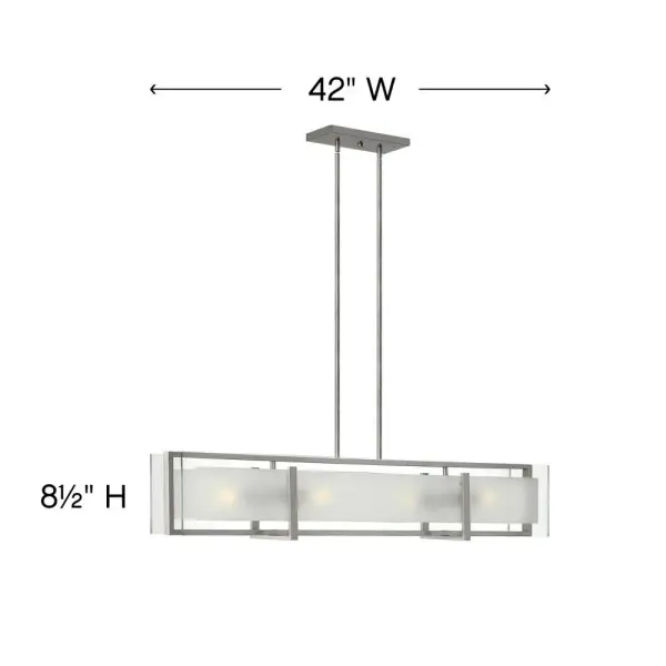 Medium Four Light Linear - Image 2