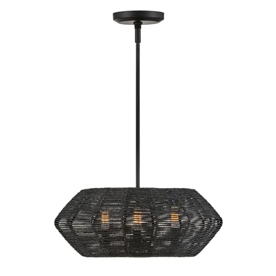 Small Convertible Drum Chandelier - Image 1