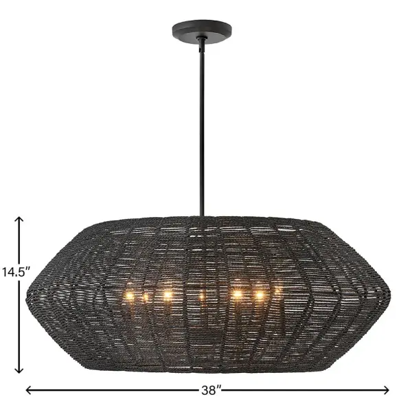 Large Convertible Drum Chandelier - Image 2