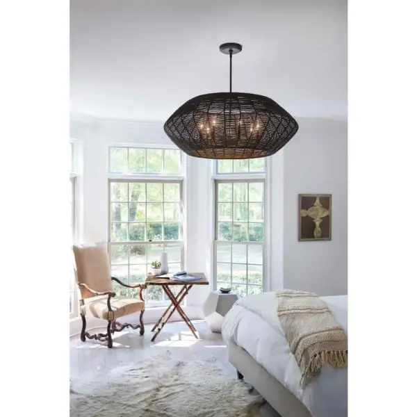 Large Convertible Drum Chandelier - Image 5