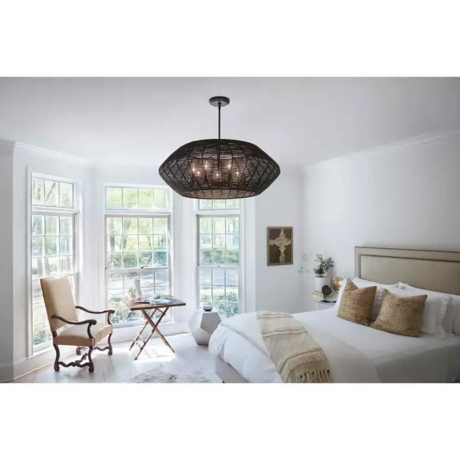 Large Convertible Drum Chandelier - Image 6