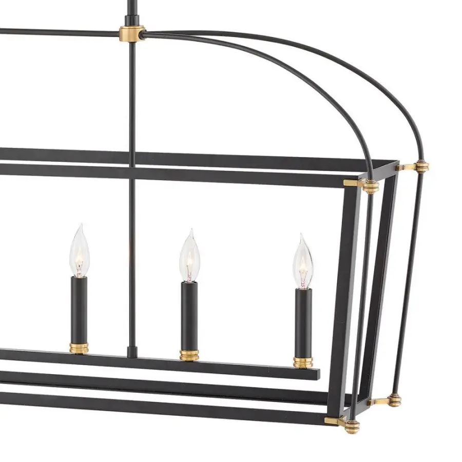 Medium Six Light Open Frame Linear - Image 3
