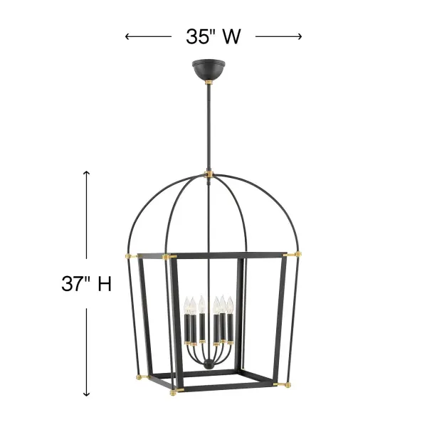 Medium Open Frame Chandelier - Image 4