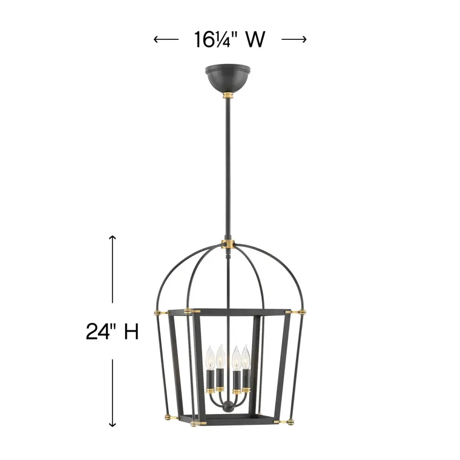 Large Open Frame Pendant - Image 4