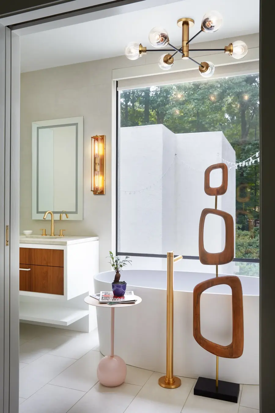 Large Adjustable Semi-flush Mount - Image 2