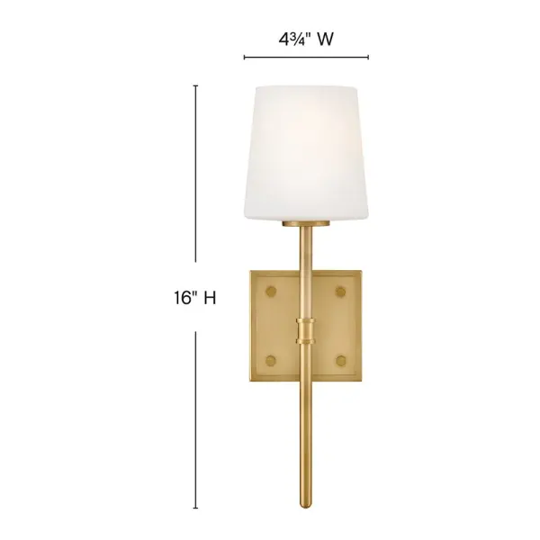 Saunders boasts a striking yet effortless appeal, blending traditional elements with captivating, midcentury modern details. A spoked silhouette and decorative stem holders are finished in Black and Lacquered Brass, paired with blown, etched opal glass shades. - alternate view