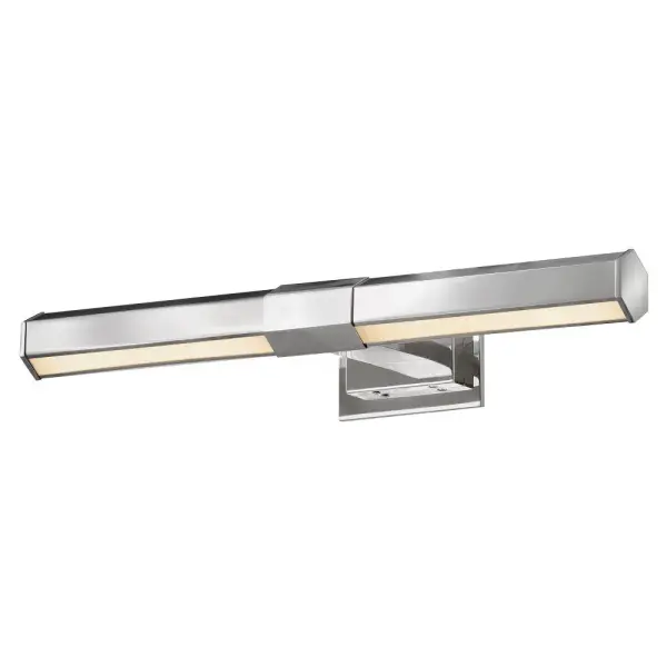 View the many sides of Facet. Interesting angles combine with bold metal features to create an edgy and contemporary profile that is unpretentious yet unforgettable. Hexagonal etched glass is showcased by Heritage Brass or Black Oxide finishes. - alternate view