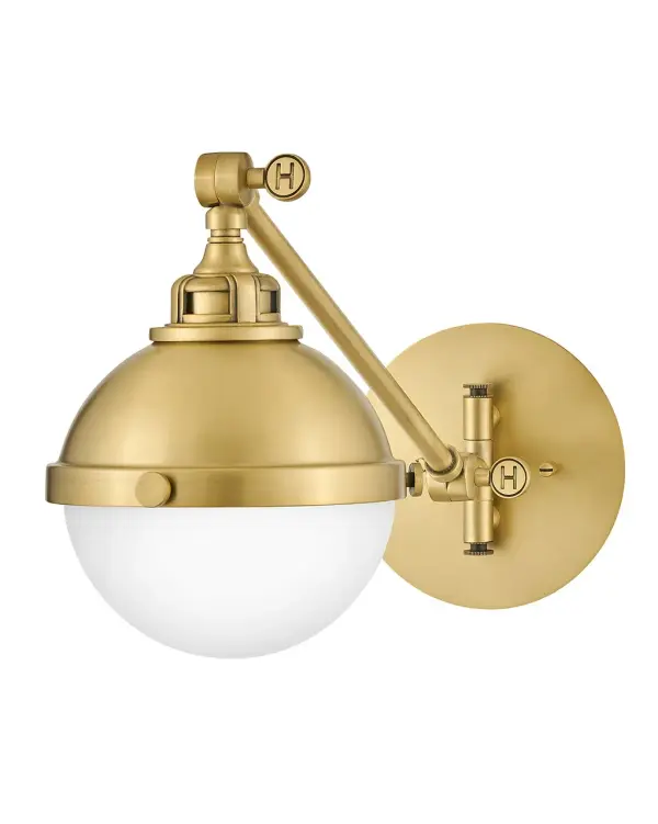 Fletcher's chic vibe transcends style boundaries. A seamless dome shade features a cast-fitter and an elegant capture ring that secures the etched opal glass with decorative cast knobs. Spanning vintage to industrial, classic to transitional, Fletcher seamlessly unifies any décor declaration.