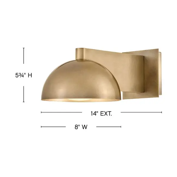 Unabashedly modern with classic finishes crafted to complement any setting, Vargas boasts a bold dome shade with a gold leaf-finished interior. Bring glamorous radiance to any space or style while highlighting your favorite nook or featured décor. - alternate view