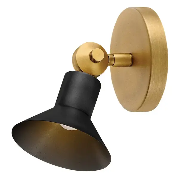 A harmonious blend of transitional sophistication and practical style, Dom’s versatile mini-spotlight design makes your favorite spaces feel special. Its adjustable shade can be pivoted and locked in place to highlight cherished décor with inviting illumination from dimmable, integrated LEDs. Mount on any wall as a sconce or hang from the ceiling as a semi-flush mount to add light exactly where you need it.
