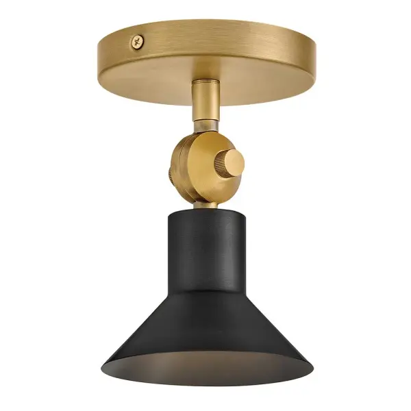 A harmonious blend of transitional sophistication and practical style, Dom’s versatile mini-spotlight design makes your favorite spaces feel special. Its adjustable shade can be pivoted and locked in place to highlight cherished décor with inviting illumination from dimmable, integrated LEDs. Mount on any wall as a sconce or hang from the ceiling as a semi-flush mount to add light exactly where you need it. - alternate view