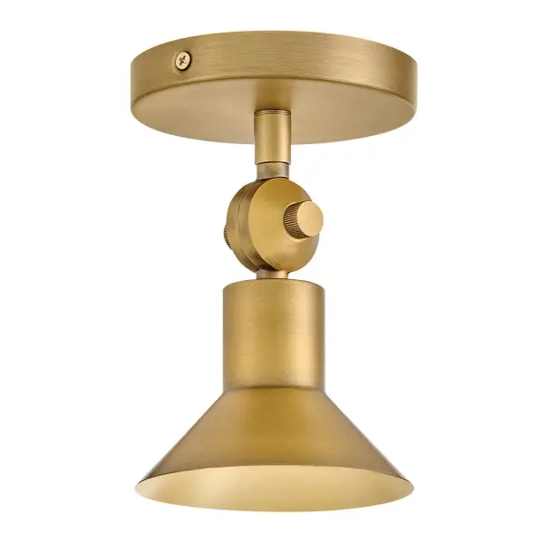 A harmonious blend of transitional sophistication and practical style, Dom’s versatile mini-spotlight design makes your favorite spaces feel special. Its adjustable shade can be pivoted and locked in place to highlight cherished décor with inviting illumination from dimmable, integrated LEDs. Mount on any wall as a sconce or hang from the ceiling as a semi-flush mount to add light exactly where you need it. - alternate view