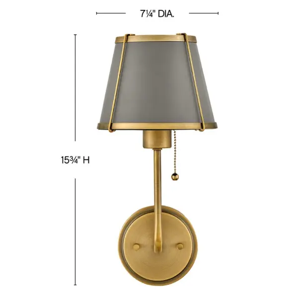 An effortless blend of classic style elements, Clarke’s transitional design is fresh and elegant. Its captivating metal or linen shade and contrasting frame lend architectural beauty to any space with a selection of sophisticated finishes to complement any décor aesthetic. - alternate view