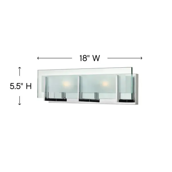 Small Two Light Vanity - Image 2
