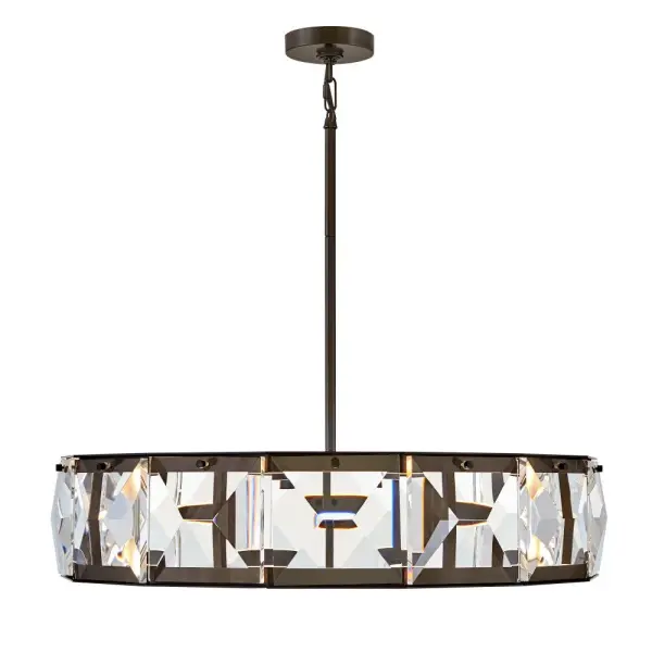 Jolie Medium LED Drum Chandelier - Image 4