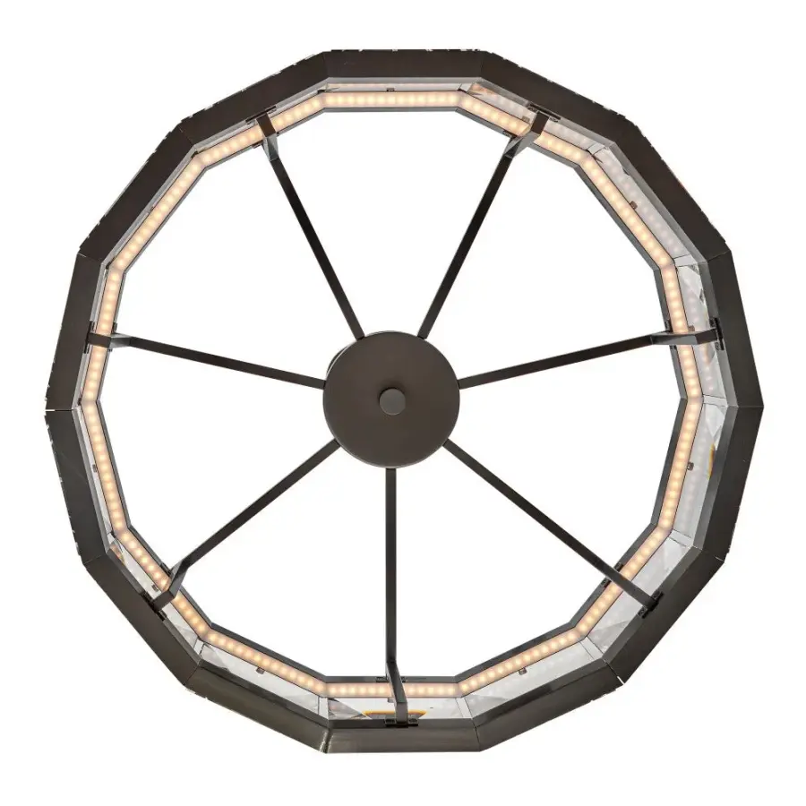 Jolie Medium LED Drum Chandelier - Image 5
